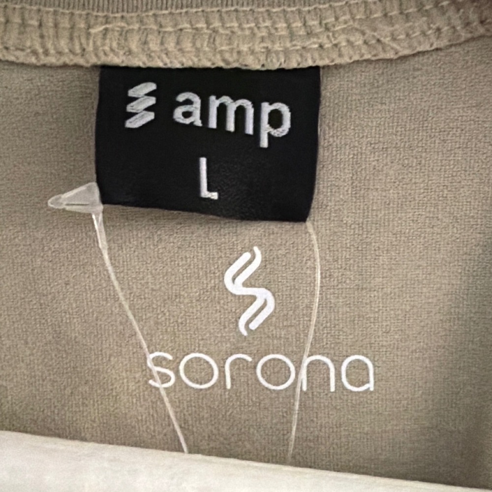 Jinga Sorona Agile Mens Tan Khaki Activewear‎ T-Shirt Short Sleeve Large NWT - Picture 3 of 10